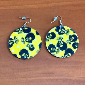 Small Wooden Earrings